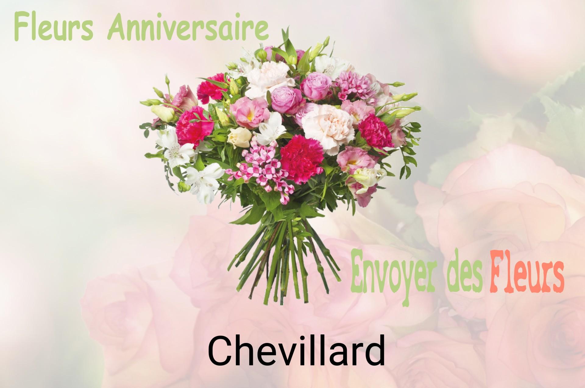 Bouquet de fleurs d’anniversaire livré à Chevillard