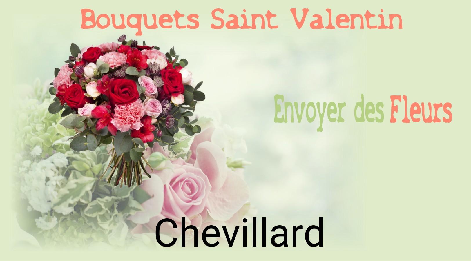 Roses de Saint-Valentin livrées à Chevillard